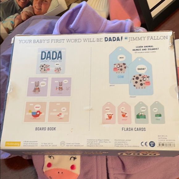 Jimmy Fallon Dada board book and flash cards - Picture 2 of 2